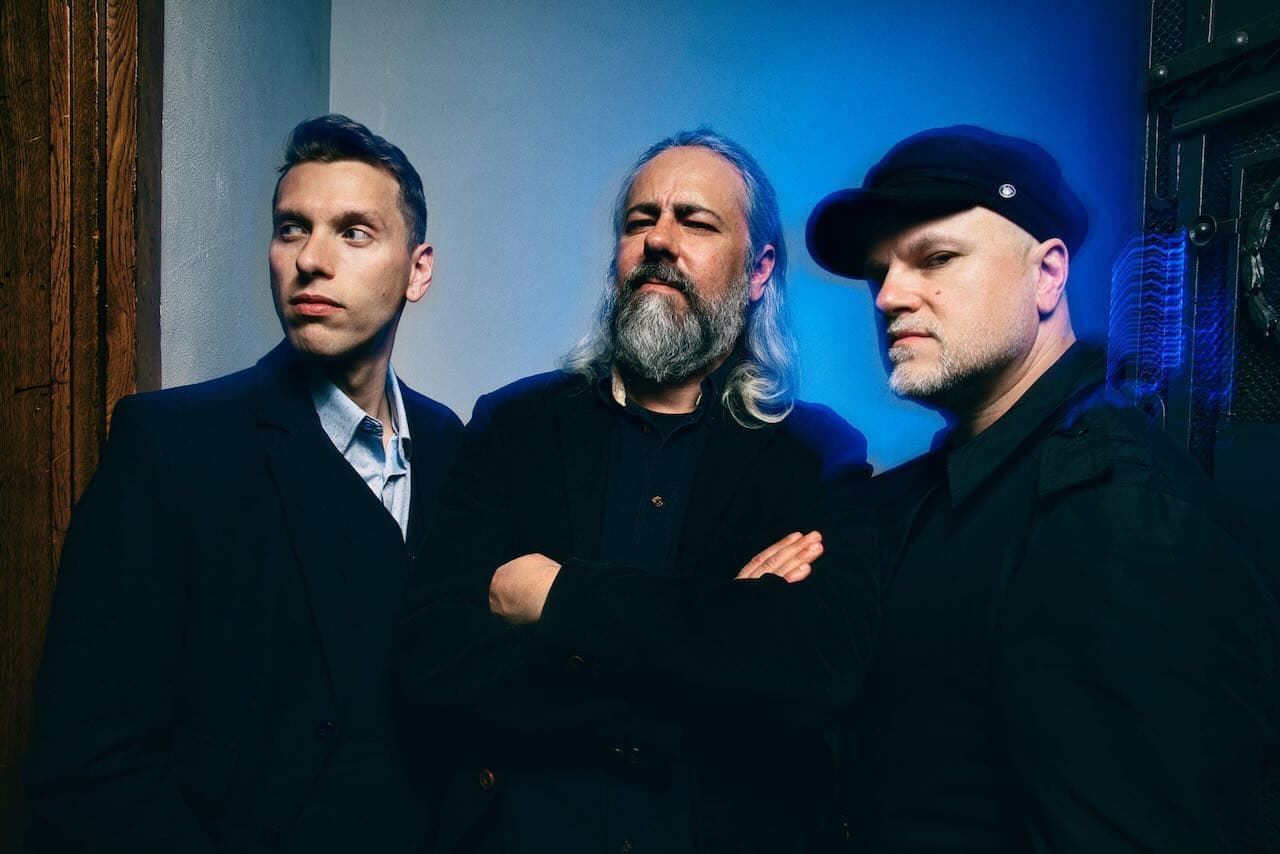 Band portrait of Top Secret Rock Stars in some old building of Berlin