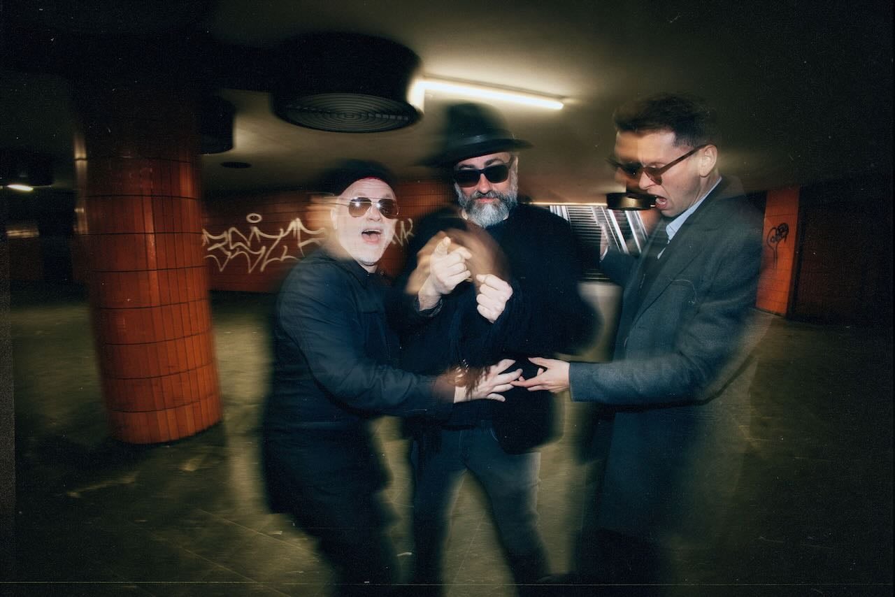 Band protrait of Top Secret Rock Stars on the old trade show area ICC of Berlin